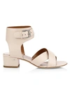 LAURENCE DACADE TEODOSIA LEATHER ANKLE-STRAP SANDALS,0400011617203