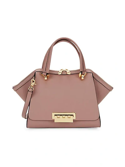 Zac Zac Posen Small Eartha Zip Leather Satchel In Light Pink