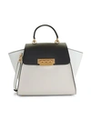 ZAC ZAC POSEN EARTHA COLORBLOCK LEATHER TOP HANDLE BAG,0400011832628