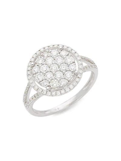 Saks Fifth Avenue 14k White Gold & Diamond Ring