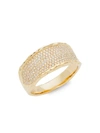 SAKS FIFTH AVENUE 14K YELLOW GOLD & DIAMOND BAND RING,0400011567806