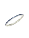 NEPHORA 14K WHITE GOLD & BLUE SAPPHIRE RING,0400012231136