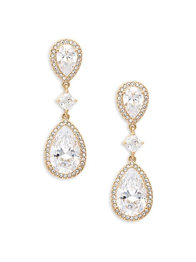 Adriana Orsini Goldtone & Crystal Drop Earrings