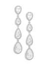 ADRIANA ORSINI CRYSTAL TEARDROP EARRINGS,0400011488274