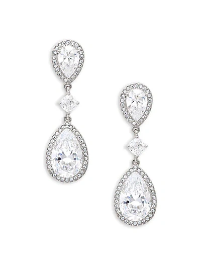 Adriana Orsini Crystal Double Drop Earrings
