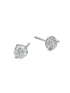 SAKS FIFTH AVENUE 14K WHITE GOLD DIAMOND STUD EARRINGS,0400011859970