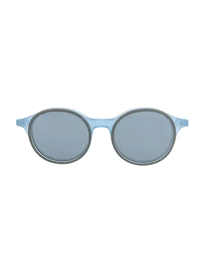 Tomas Maier Women's 49mm Round Core Sunglasses In Blue