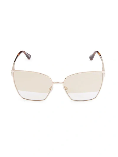 Tom Ford 59mm Oversized Square Sunglasses In Blue