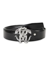 dressing gownRTO CAVALLI RC BUCKLE LEATHER BELT,0400012149407