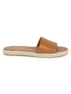 J/SLIDES RONNIE LEATHER ESPADRILLE SLIDES,0400012099450