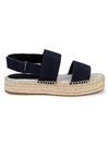 SPLENDID AUBREY SUEDE ESPADRILLE FLATFORM SLINGBACK SANDALS,0400012248572