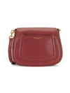 Marc Jacobs Empire City Leather Messenger Bag In Sultry Red