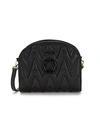 VALENTINO BY MARIO VALENTINO ECLAIR D SAUVAGE CHEVRON ROCKSTUD CROSSBODY BAG,0400011455349