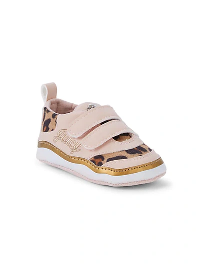 Juicy Couture Baby Girl's Faux Calf Hair Oakhurst Sneakers In Blush