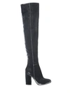 GIANVITO ROSSI VELVET OVER-THE-KNEE BLOCK HEEL BOOTS,0400097881373