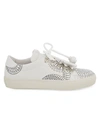 TOD'S DONNA LEATHER SNEAKERS,0400010777827