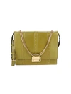 VALENTINO GARAVANI LOGO LEATHER SHOULDER BAG,0400011372392