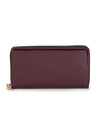 ALEXANDER MCQUEEN PATENT LEATHER CONTINENTAL WALLET,0400011896002