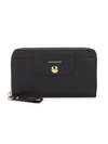 LONGCHAMP ZIP-AROUND LEATHER WALLET,0400012155575