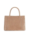 NANCY GONZALEZ MEDIUM CROCODILE LEATHER TOTE,0400012206130