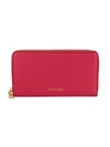 ALEXANDER MCQUEEN SMALL LEATHER CONTINENTAL WALLET,0400012308162