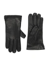 Portolano Classic Leather Gloves In Black