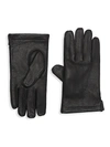 PORTOLANO CASHMERE-LINED LEATHER GLOVES,0400012384031