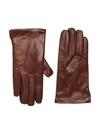 PORTOLANO WOOL-LINED LEATHER GLOVES,0400012384371