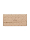 VALENTINO BY MARIO VALENTINO JULIUS SAUVAGE ROCKSTUD QUILTED CLUTCH WALLET,0400011168275