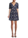 AVANTLOOK FLORAL A-LINE DRESS,0400012394634