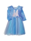 Disney X Pippa & Julie Little Girl's & Girl's Frozen Tutu Dress In Blue