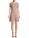 VALENTINO CROCHET MINI A-LINE DRESS,0400011376869