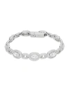 ADRIANA ORSINI MARINA CRYSTAL OVAL LINK BRACELET,0400010546915