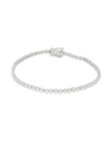 SAKS FIFTH AVENUE 14K WHITE GOLD & DIAMOND BRACELET,0400010788682