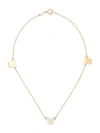 SAKS FIFTH AVENUE 14K YELLOW GOLD BUTTERFLY ANKLET,0400011492222