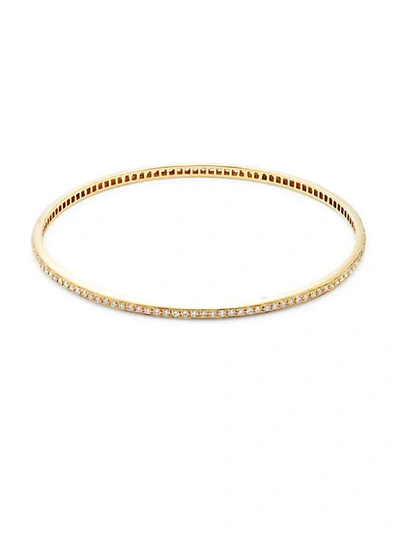 Roberto Coin Diamond, Ruby And 18k Yellow Gold Bangle Bracelet