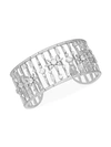 ADRIANA ORSINI CRYSTAL CUFF BRACELET,0400011894884