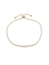 SAKS FIFTH AVENUE 14K YELLOW GOLD & DIAMOND BOLO BRACELET,0400011715887