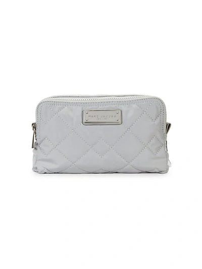 Marc Jacobs Quilted Cosmetic Bag In Grey