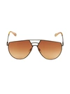 CHLOÉ 62MM AVIATOR SUNGLASSES,0400012372555