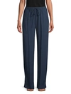 CHLOÉ FLAT-FRONT DRAWSTRING PANTS,0400011598592