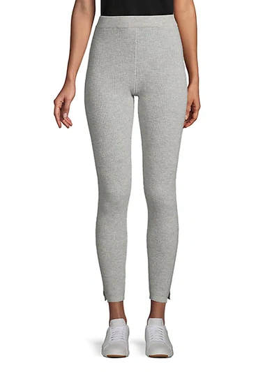 Amicale Cropped Cashmere Leggings In Charcoal