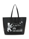 LOVE MOSCHINO LOVE IN THE CITY TOTE,0400012007649