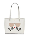KARL LAGERFELD MAYBELLE CAT TOTE,0400093939862