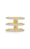 ASHLEY MCCORMICK WOMEN'S 18K GOLD AND DIAMOND RING,817455