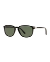 Persol Po2803s Black Sunglasses In Black/green