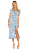 Faithfull The Brand Women's Ina Floral Midi Dress In Le Bon Floral