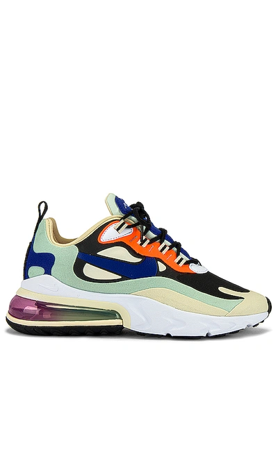 Nike Air Max 270 React Women's Shoe (fossil) - Clearance Sale In Fossil/ Hyper Blue/ Black