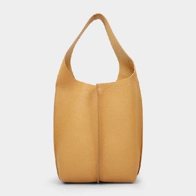 Acne Studios Adrienne Logo-debossed Leather Tote Bag In Brown