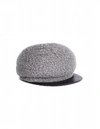 Y'S GREY WOOL CAP,YN-H01-996-1